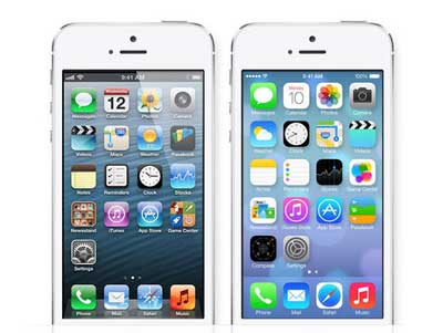 في استطلاع للرأي, ٧٤٪ من المستخدين يفضلون IOS7